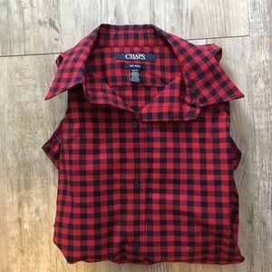 Chaps NO IRON Button Up